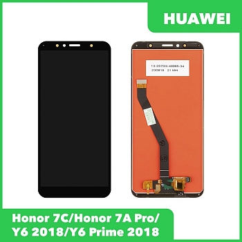 Модуль для Huawei Honor 7C, Honor 7A Pro, Y6 2018, Y6 Prime 2018, черный