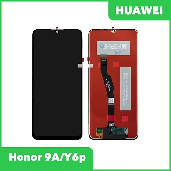 LCD дисплей для Huawei Honor 9A, Y6p с тачскрином, оригинал (черный)