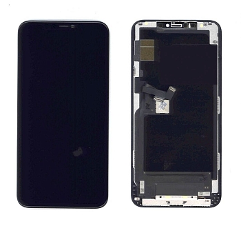Модуль (матрица + тачскрин) для Apple iPhone 11 Pro Max (OLED JS), черный
