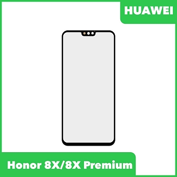 Стекло для переклейки дисплея Huawei Honor 8X, 8X Premium, Honor 9X Lite, черный