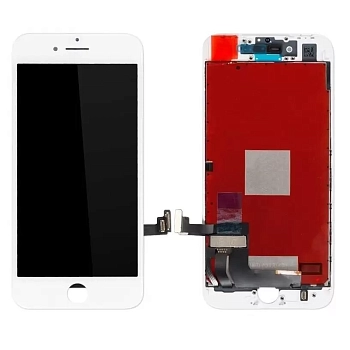 Модуль для Apple iPhone 8, белый с рамкой