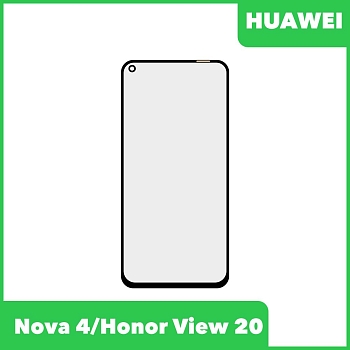 Стекло для переклейки дисплея Huawei Nova 4, черный